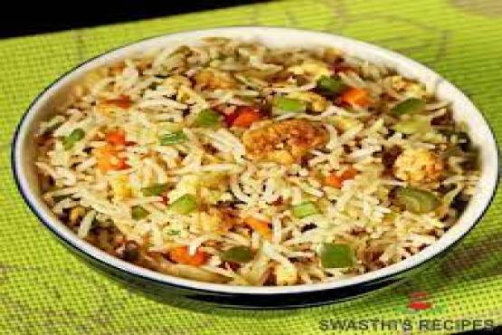 19. Egg Vegetable Fried Rice